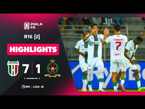 Kuching City FC 7-1 DPMM FC | Highlights | Piala FA 2025-26 | R16 (2)
