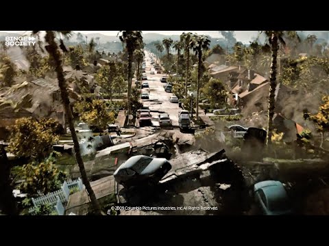 That moment when you're trying to survive a massive earthquake: 2012 (HD CLIP)