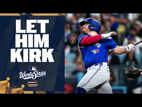 COMEBACK KIRK! Alejandro Kirk's 3-run home run puts the Blue Jays in front in World Series Game 3! 🤯