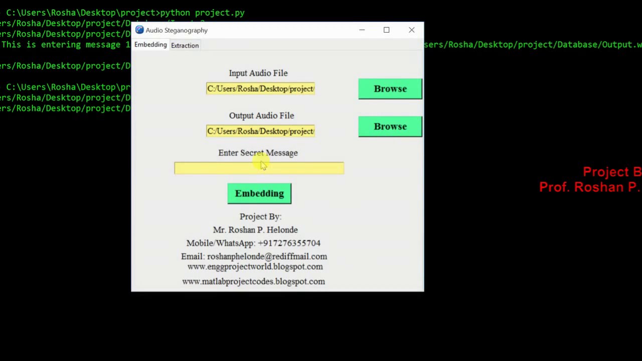 Python Code for Audio Steganography: Hiding Secret Text in Audio Files