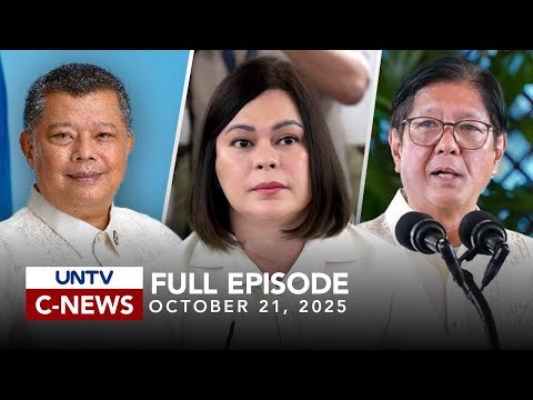 UNTV C-NEWS | October 21, 2025: Senado Naglathala ng Panuntunan sa SALN, Inimbestigahan ang Anomaly sa Confidential Funds ni VP Sara 💼