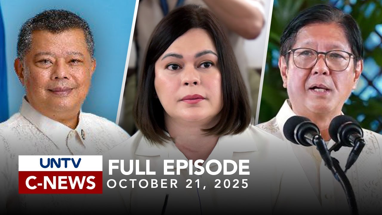 UNTV C-NEWS | October 21, 2025: Senado Naglathala ng Panuntunan sa SALN, Inimbestigahan ang Anomaly sa Confidential Funds ni VP Sara 💼