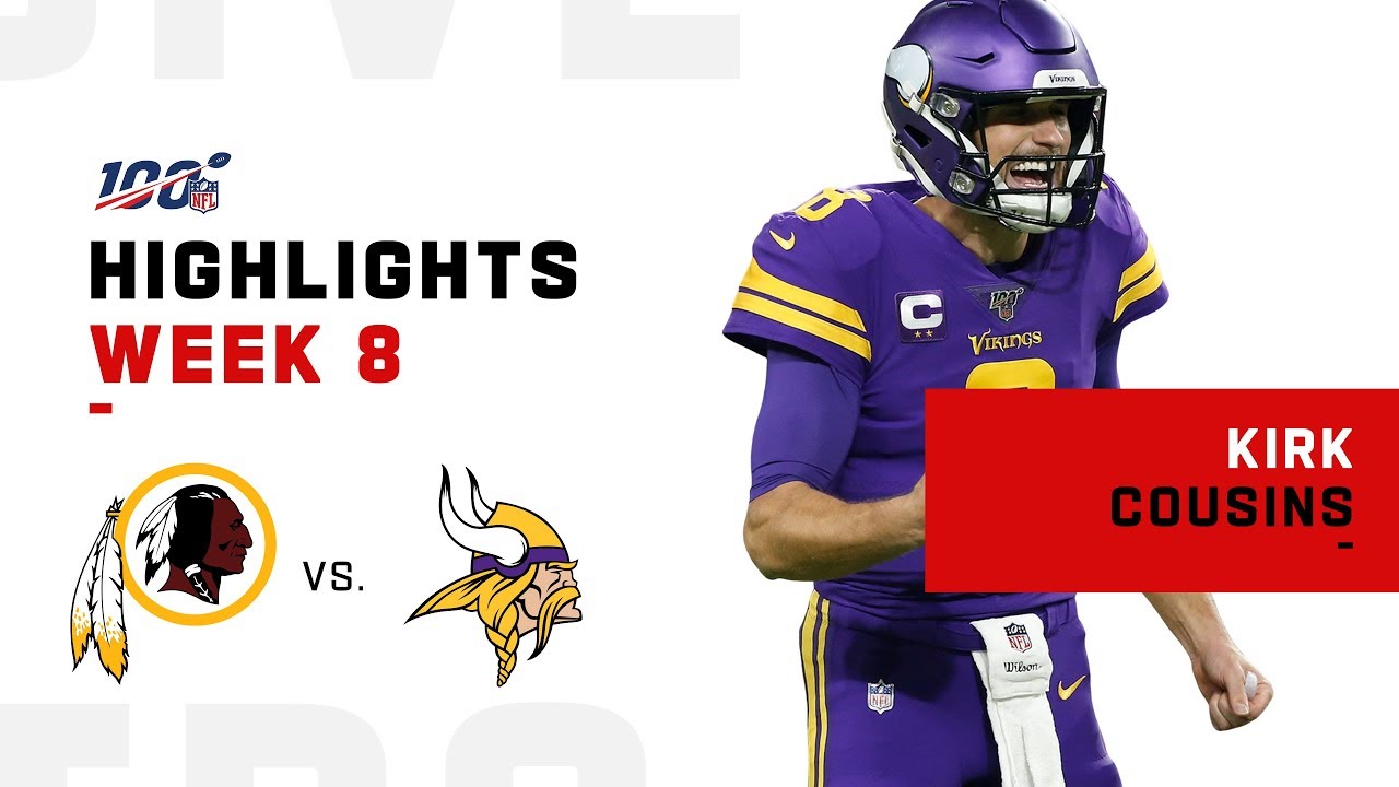 You Like That! Kirk Cousins Throws 23/26 vs. Redskins | NFL 2019 Highlights