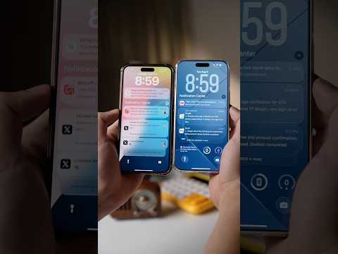 iOS 26 vs iOS 18 Notifications