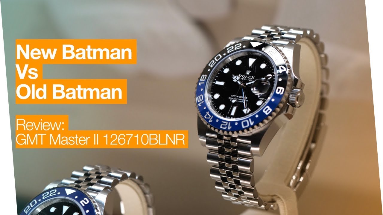 Batman GMT Master II 126710BLNR vs Old Version 🕶️