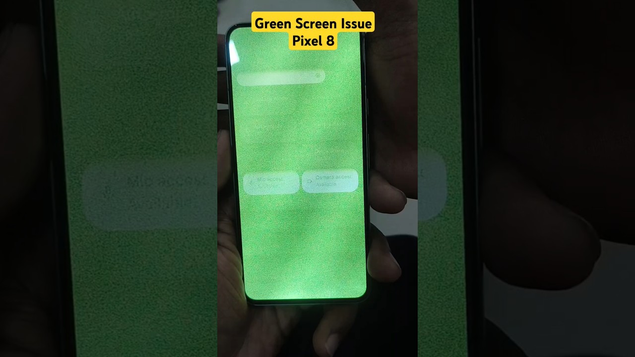 Google Pixel 8 Green Screen Fix 🛠️