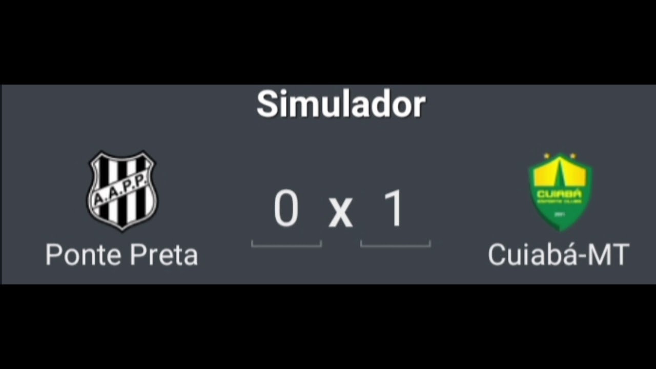 Palpite e Análise do Jogo Ponte Preta x Cuiabá - Rodada 34 do Brasileirão Série B 2020/21 ⚽