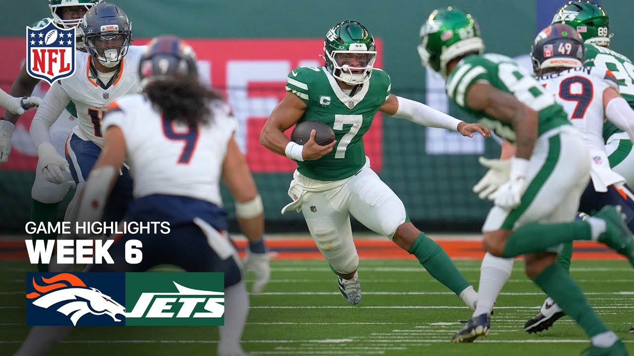 Denver Broncos vs. New York Jets Week 6 Highlights | 2025 NFL Season 🏈
