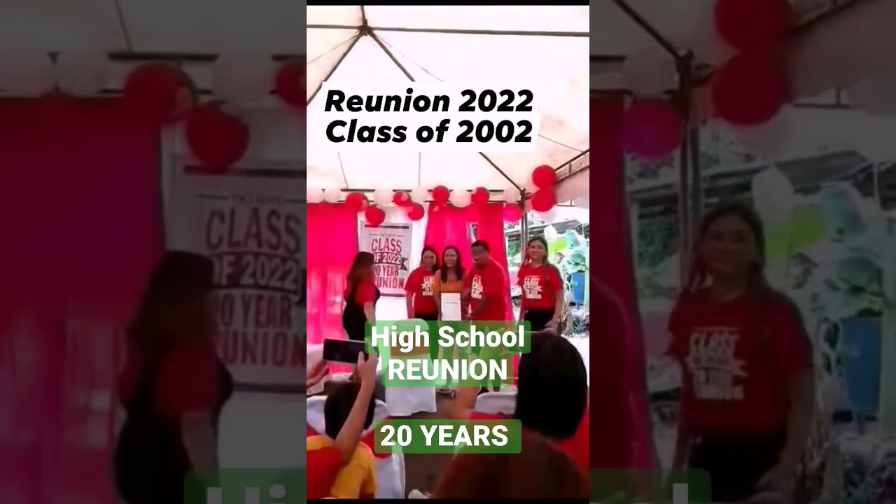 20th High School Reunion 🎉 - Class of 2002