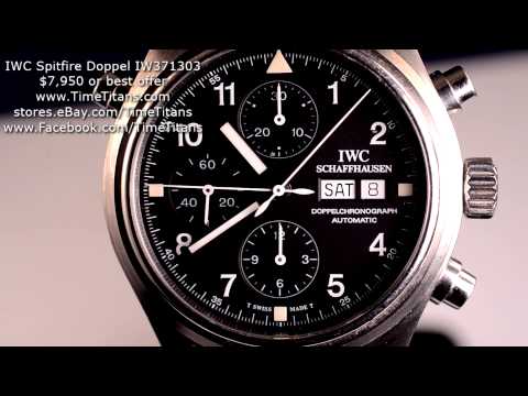 IWC Der Doppelchronograph Pilot Split Seconds IW371303 Caliber 3711 Tritium Dial 42MM
