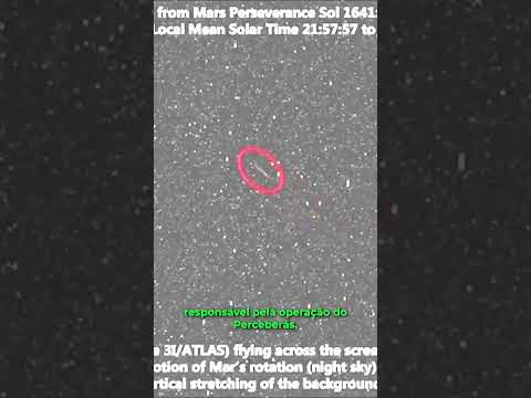 Visitante interestelar é fotografado por rover da NASA sobrevoando Marte