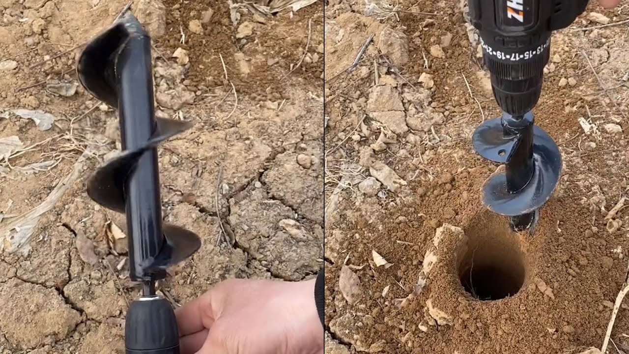 Garden Drill Auger for Easy Planting 🌱