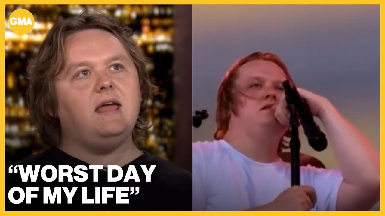 Lewis Capaldi on Glastonbury 2023 episode while performing 'Someone You Loved'