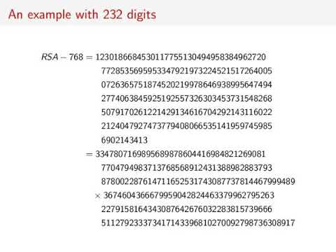 Mathematical cryptography - Trapdoor functions