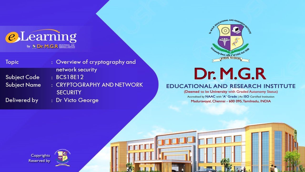 Comprehensive Guide to Cryptography & Network Security by Dr. Victo George 🔐