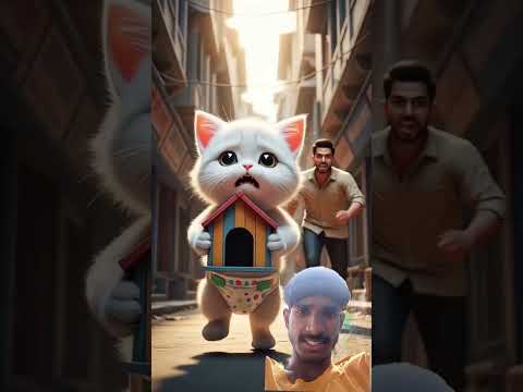 म्याऊं घर चुरा कर भाग जाती है 🤣🤣#shortsfeed #shorts