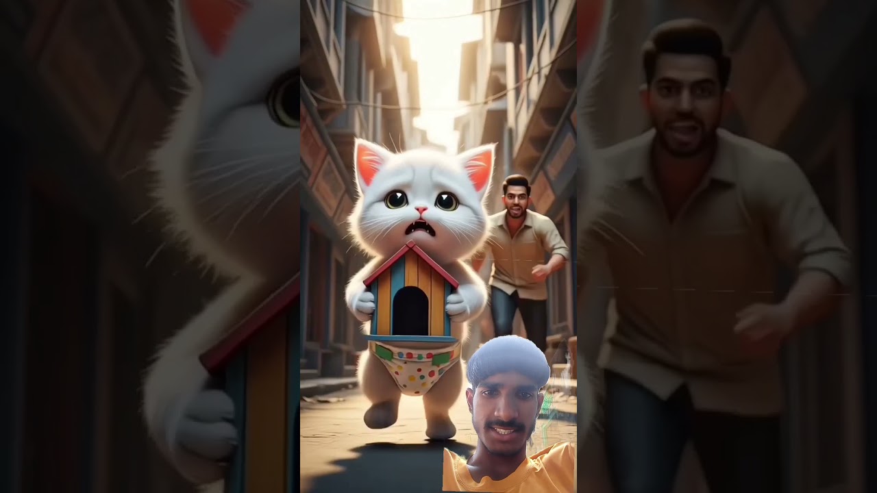 म्याऊं का मजेदार चोरी का खेल 🐱😂