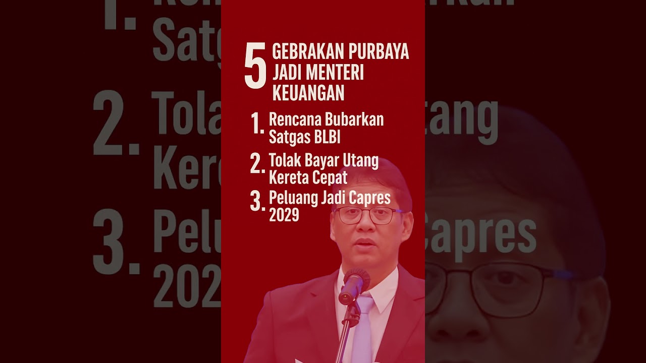 5 Langkah Berani Purbaya Yudhi Saat Jadi Menteri Keuangan, Termasuk Bubarkan Satgas BLBI ๐ผ