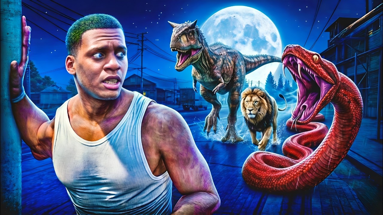 GTA 5: Franklin's Safari Adventure in Tamil 😱