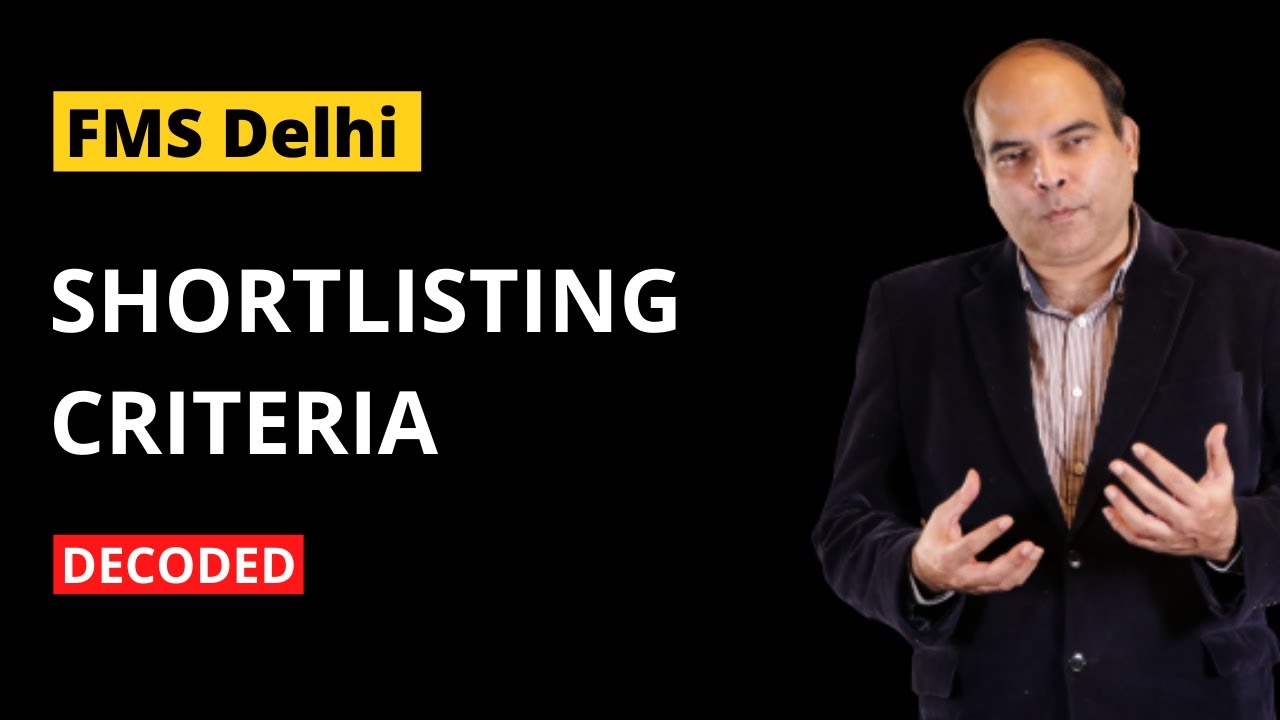 FMS Delhi Selection Criteria Explained