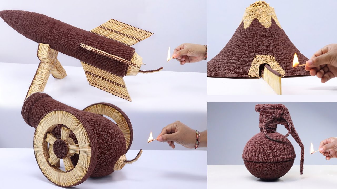 4 Top 4 Stunning Matchstick Chain Reaction Art Installations 🎨