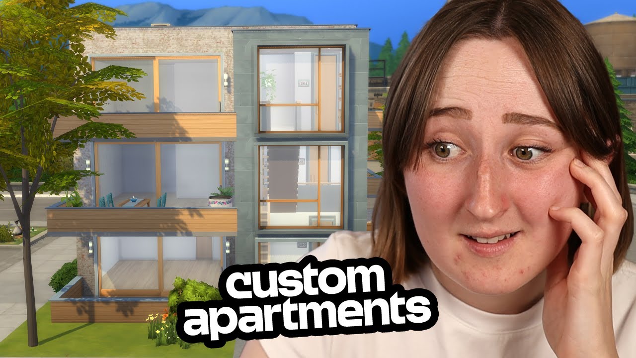 Built Custom Apartments in The Sims 🏢