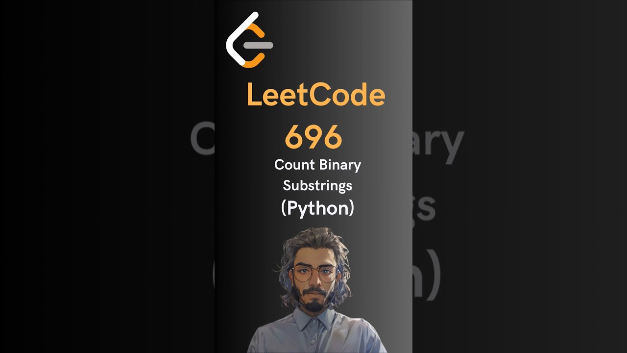 LeetCode #696: Count Binary Substrings - Python Solution Explained 🧮