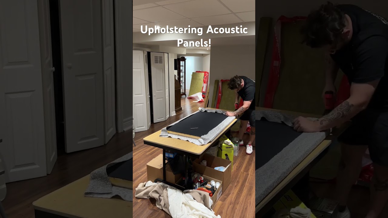 DIY Upholstered Acoustic Panels 🎶