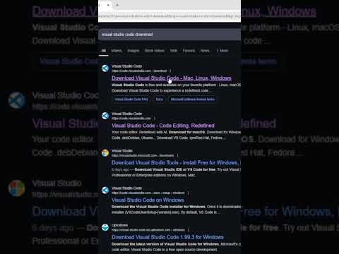 How to download Visual Studio code setup For window 10 part (1)