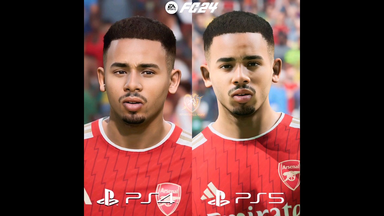 EA Sports FC 24: PS5 vs PS4 Arsenal Player Graphics Showdown ⚽