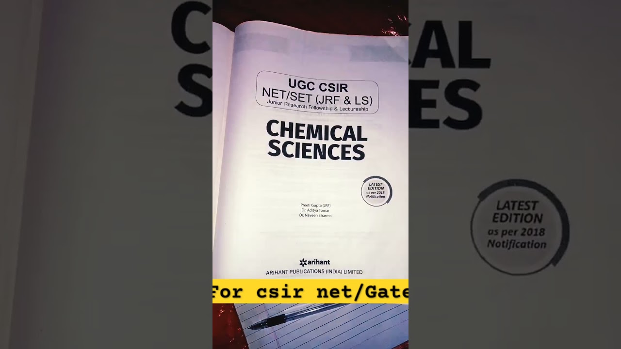 Top Book for CSIR NET Chemistry 📚