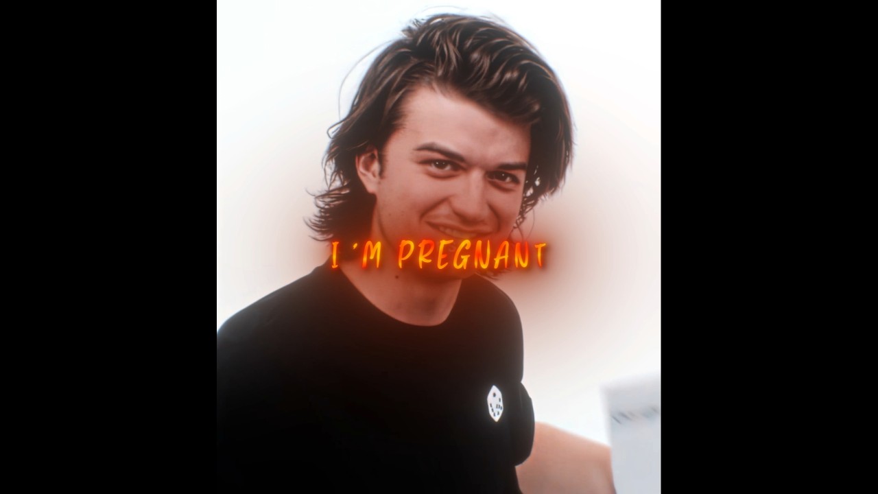 Is Joe Keery Expecting? 🤔 | Stranger Things Steve Harrington Edit
