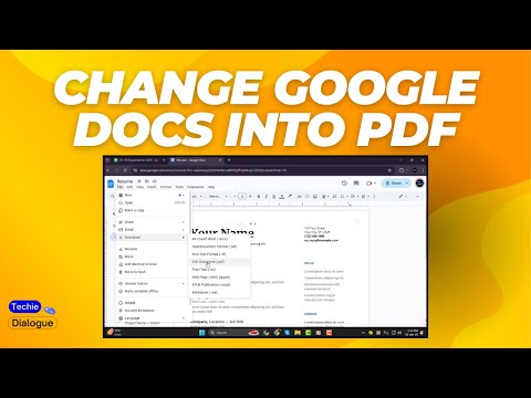 How to Change Google Docs Into PDF - Step-by-Step Guide {2025}