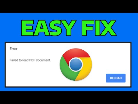 How To Fix Failed to Load PDF Document Error in Google Chrome