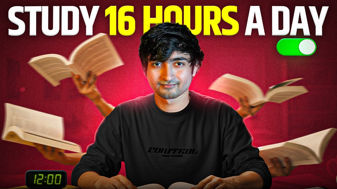 Study 16 Hours Daily & Master JEE Prep 📚