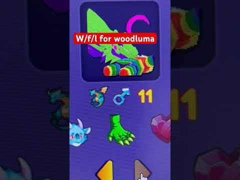 W/ f/l for the *WOODLUMA* in Roblox dragon adventures? #dragonadventures #roblox #trading
