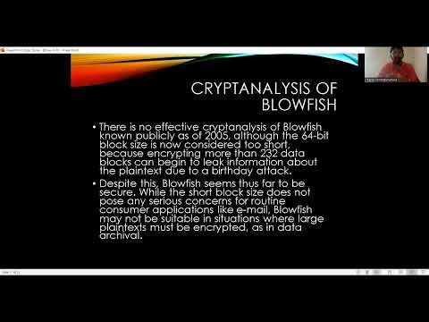 Blow Fish Encryption Algorithm
