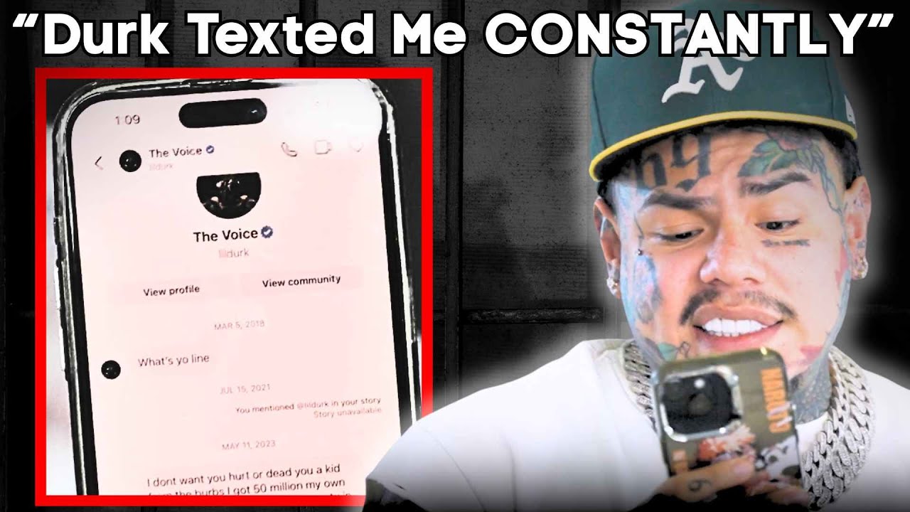 6ix9ine Reveals Years of Lil Durk DMs