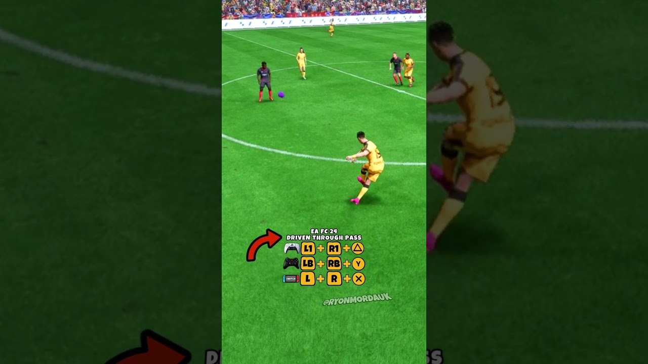 Master Driven Through Pass in EA FC 24 ⚽