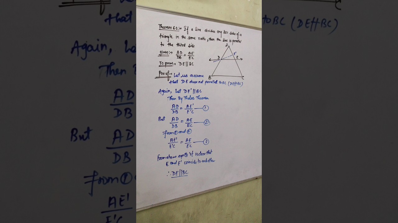 Understanding the Converse of Thales' Theorem 🔍