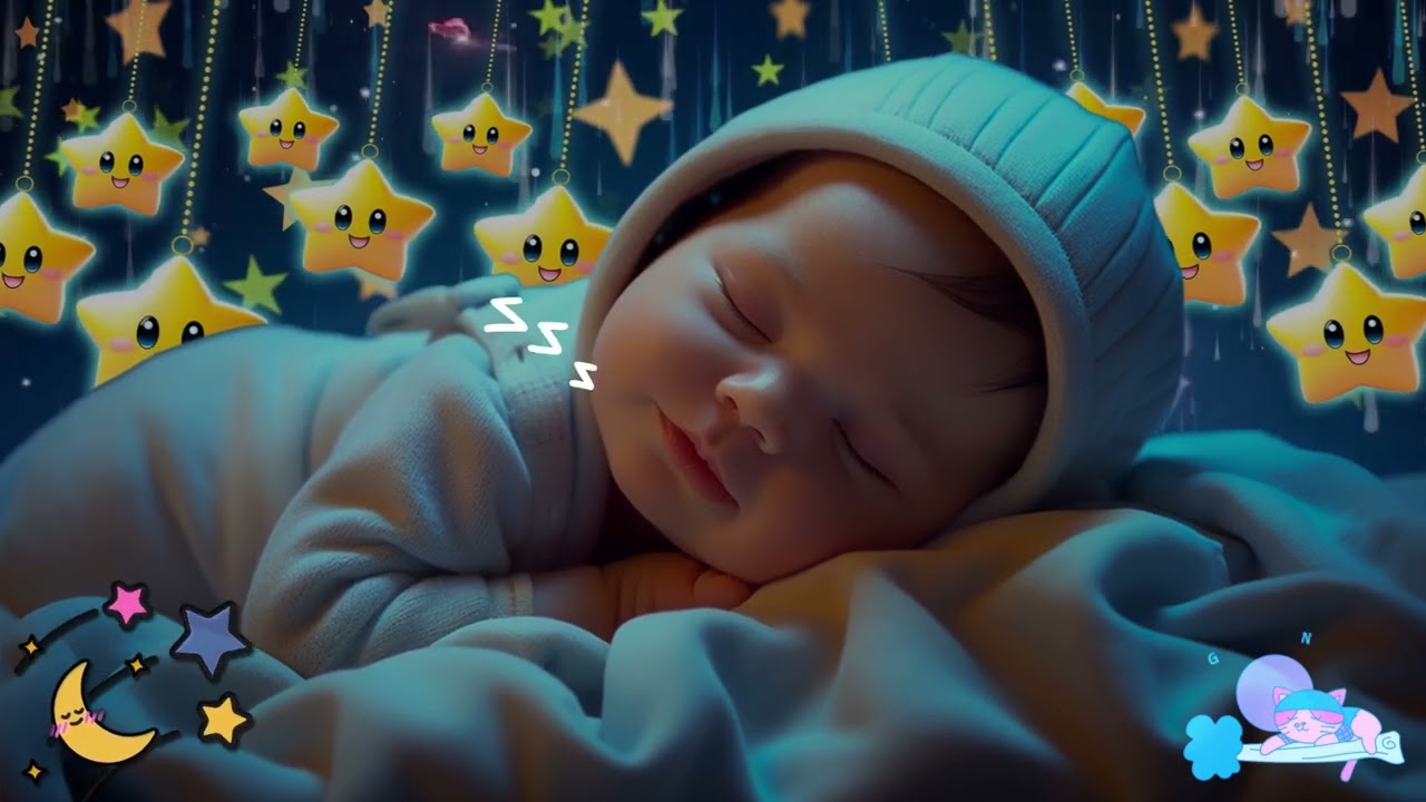 Mozart & Brahms Lullaby π Sleep in 3 Min for Babies