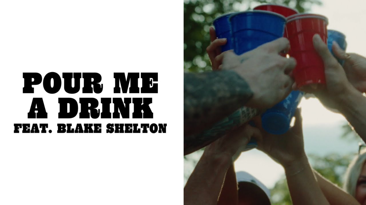 Post Malone & Blake Shelton - Pour Me A Drink (Lyric Video)