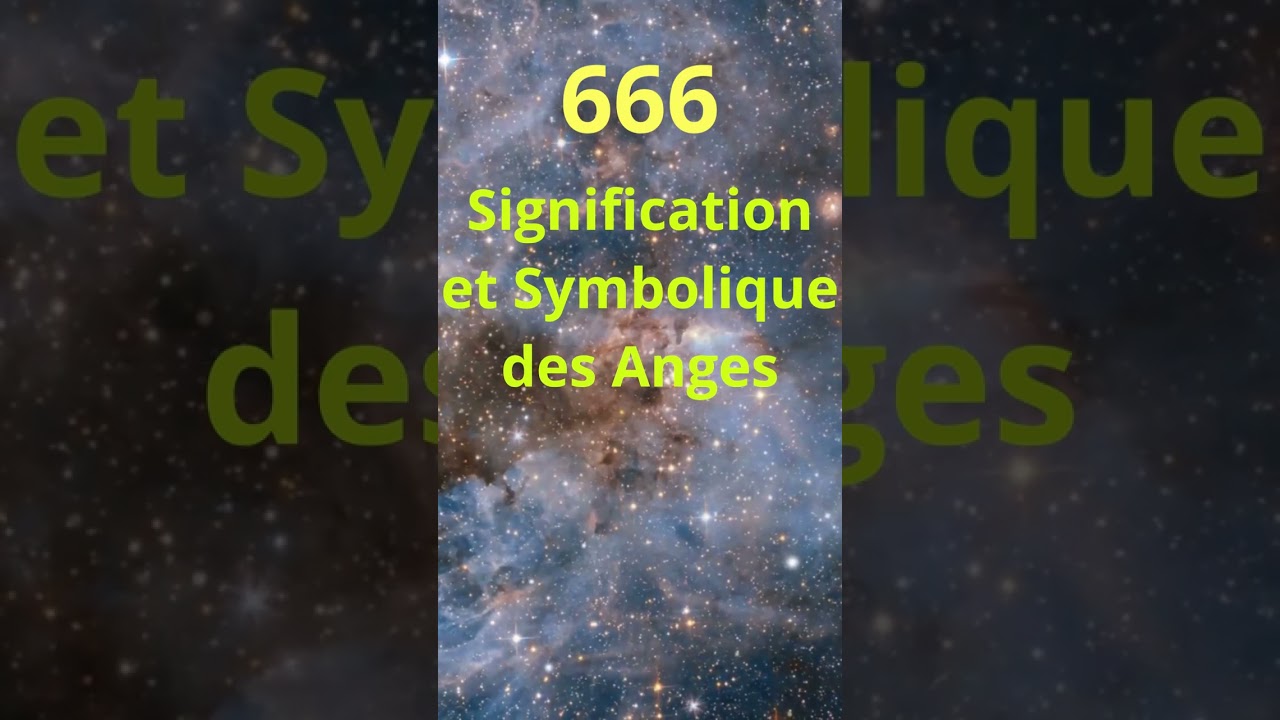 666 CHIFFRE ANGELIQUE HEURES MIROIR NOMBRE SIGNIFICATION #angesgardiens #short #chiffre #666