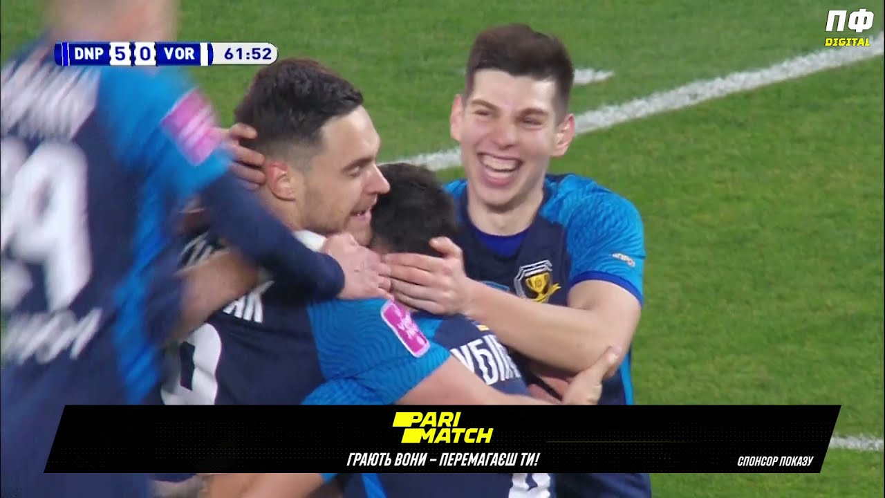 Дніпро-1 розгромив Ворсклу 5:0 — Гуцуляк забив дубль ⚽