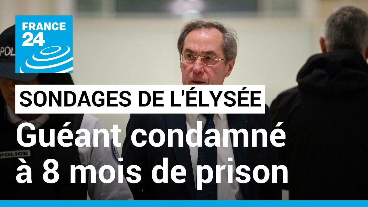 Procès sondages Élysée : Claude Guéant condamné à 8 mois ferme