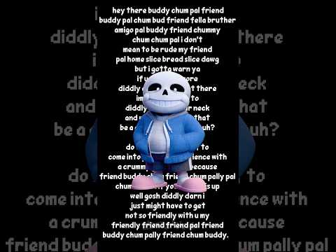 hey there buddy. ( Undertale Animation )