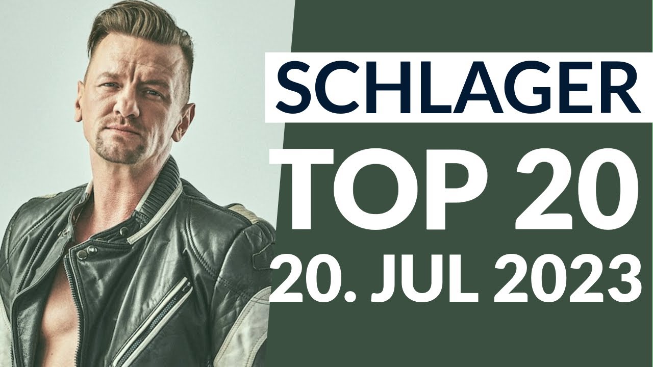 Schlager Charts Top 20 – 20. Juli 2023 🎶