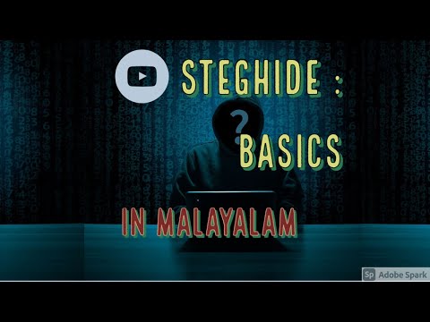Steganography- Basic Example using Steghide - In Malayalam -സിമ്പിളായി Steganography പഠിക്കാം