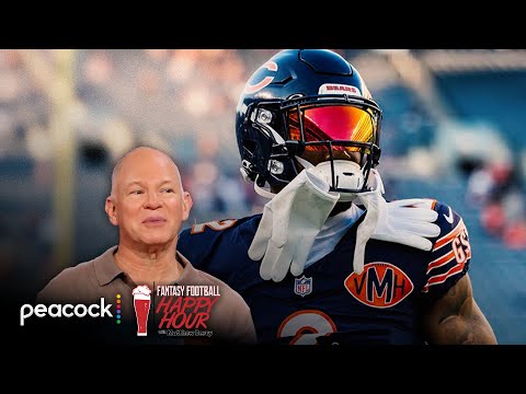 Continue to roll with DJ Moore, Keon Coleman in fantasy | Fantasy Football Happy Hour | NFL on NBC