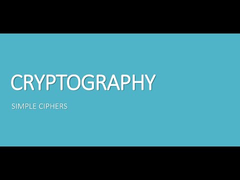 MODULE 1 CRYPTOGRAPHY